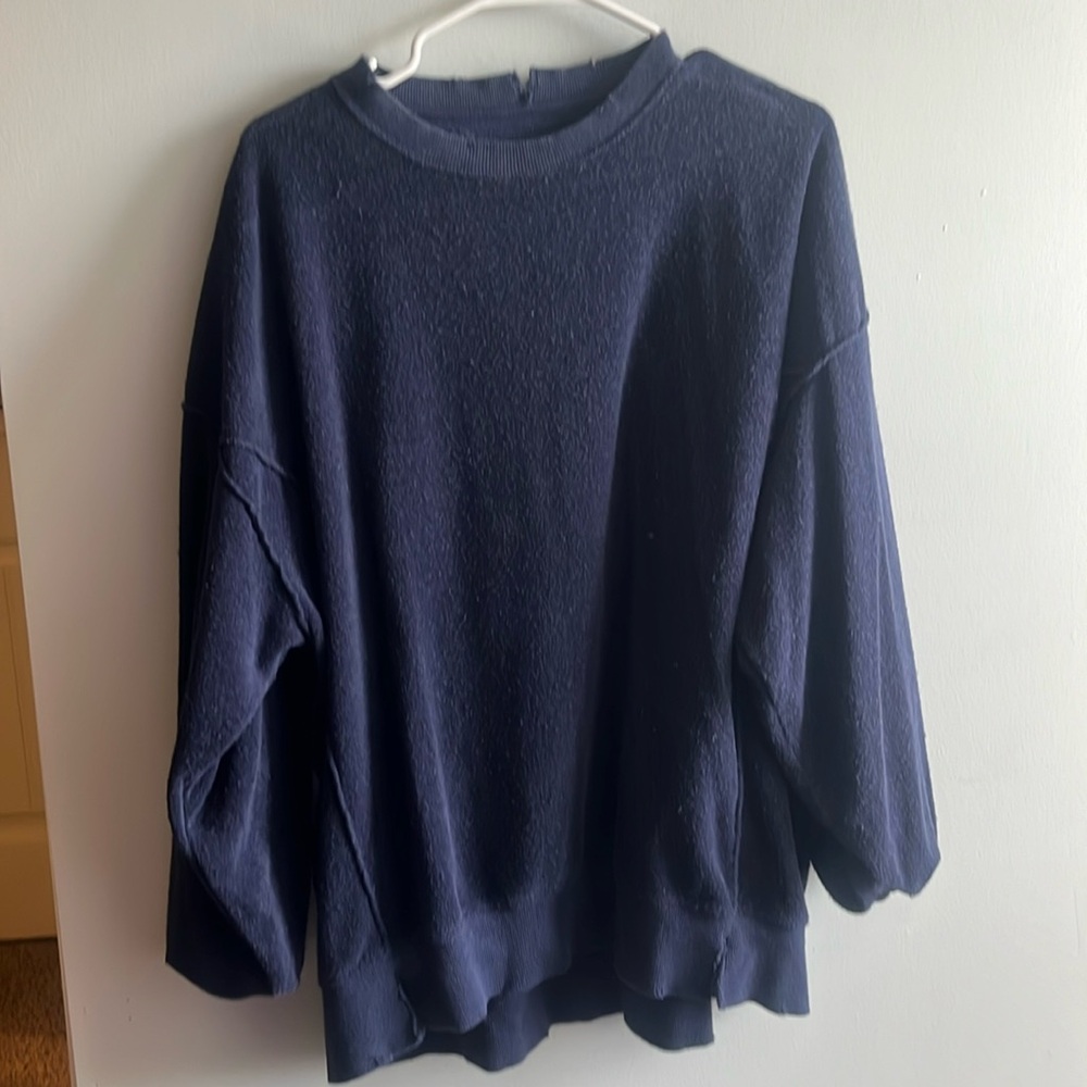 Aerie dark navy blue sweatshirt